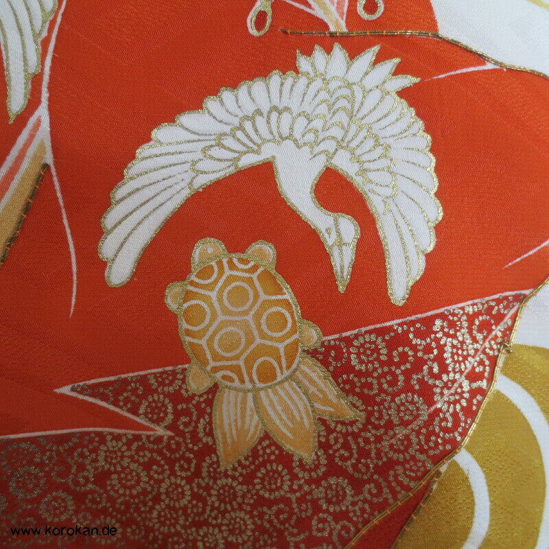 antiker Kimono für kleine Jungen, Gosho Priester