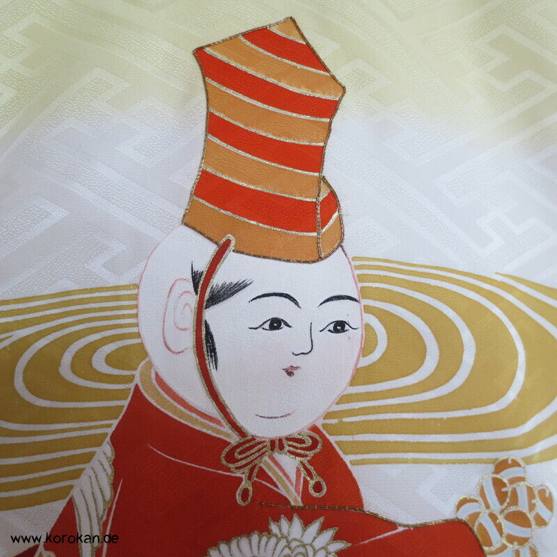 antiker Kimono für kleine Jungen, Gosho Priester