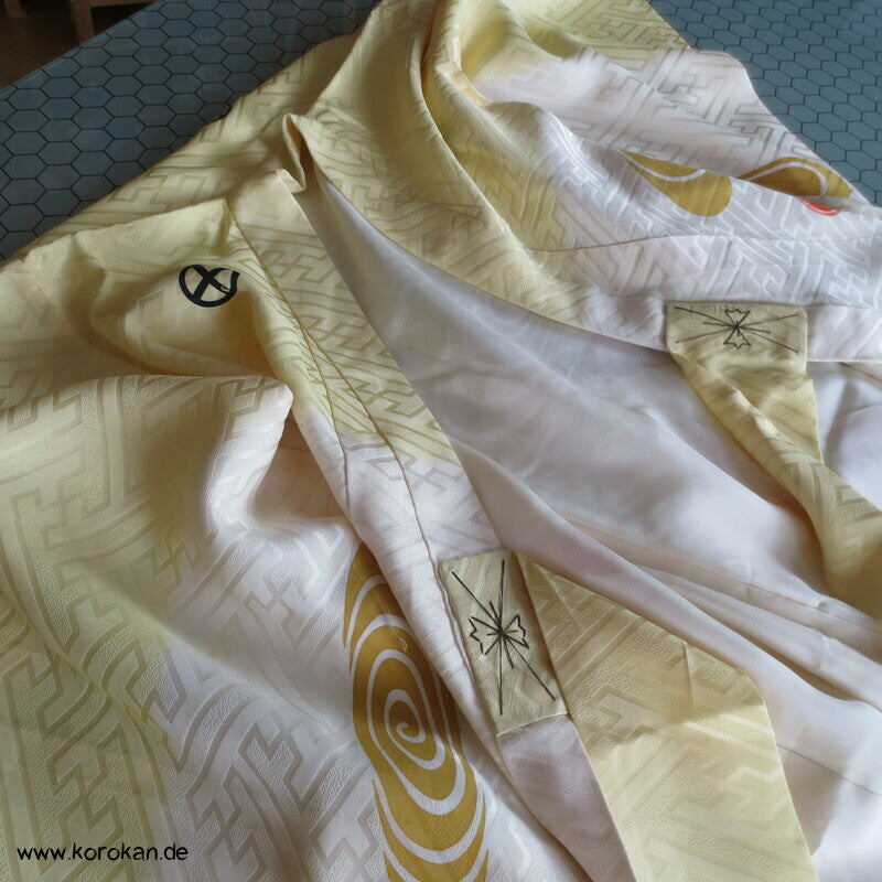 antiker Kimono für kleine Jungen, Gosho Priester