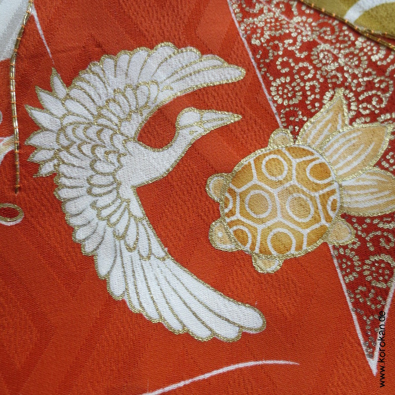 antiker Kimono für kleine Jungen, Gosho Priester