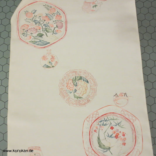 hell - pastell Motive Honan Juban Futterseide