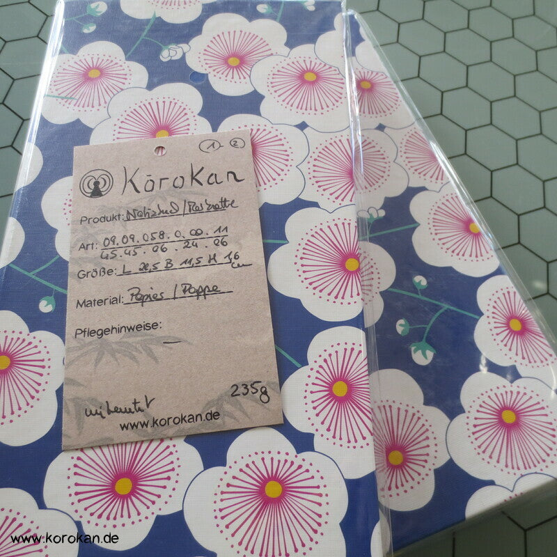 Notizbuch, Merkzettel Sakura - broschiert, verschiedene Motive