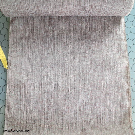 beige melierter Sommer Kimono Krepp Hanf/Polyester aus Japan