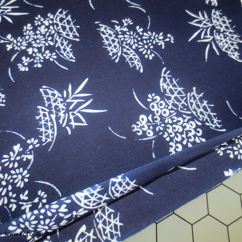 Bambusgitter Blumen japanischer Yukata Kimono Baumwoll Stoff