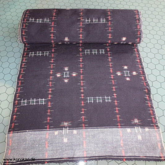 Stoffballen Tsumugi Seide, Kreuzstreifen Kasuri