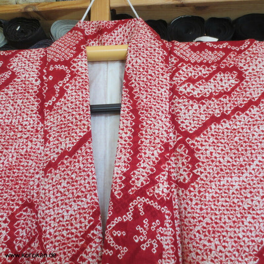 Full Shibori Kusudama Komon Kimono