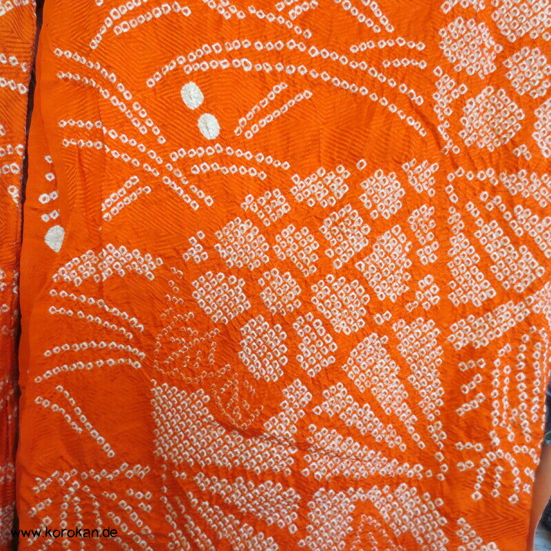Full Shibori Seiden Karieba für Furisode, Goldstickerei