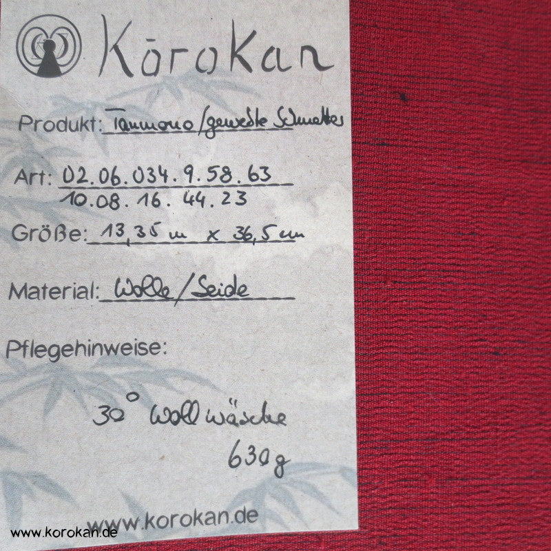 Japan Schmetterlinge Wolle / Seide Jacquard Kimono Stoff