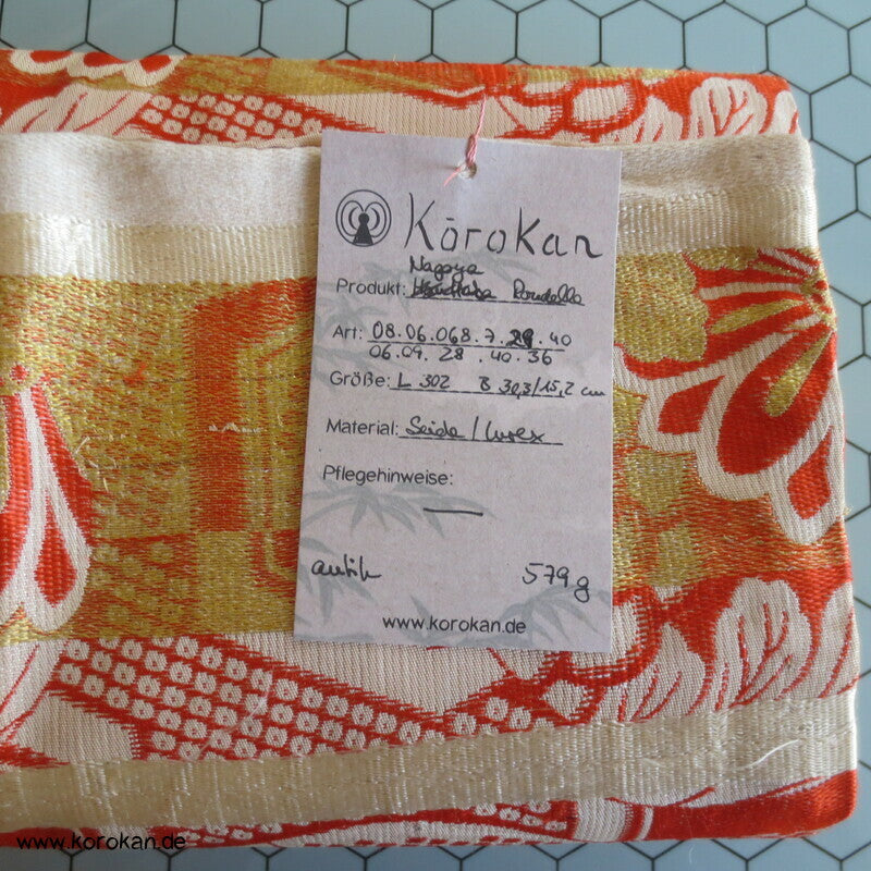 Nagoya Obi Seidenbrokat Rondelle, antik