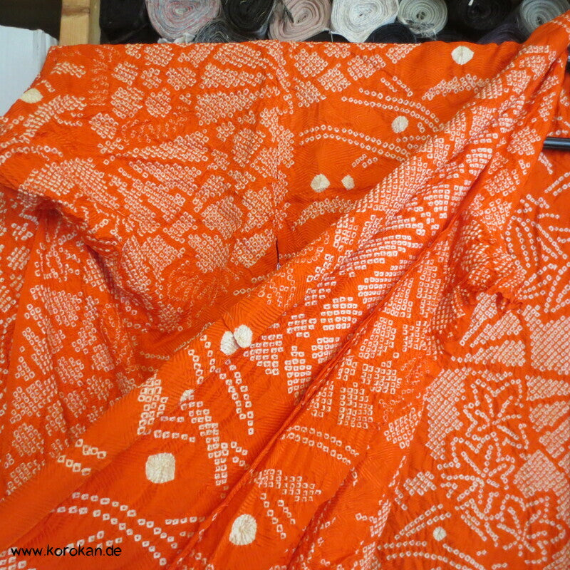 Full Shibori Seiden Karieba für Furisode, Goldstickerei