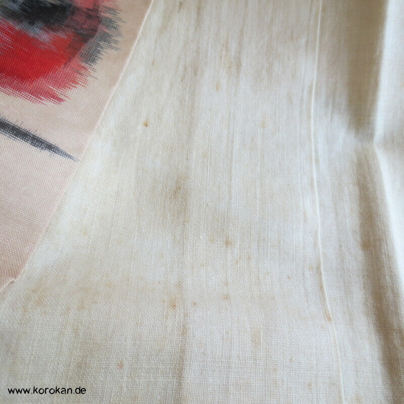 Seiden Meisen Komon Kimono Blätterzweige