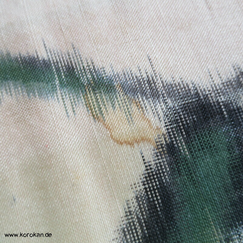 Seiden Meisen Komon Kimono Blätterzweige