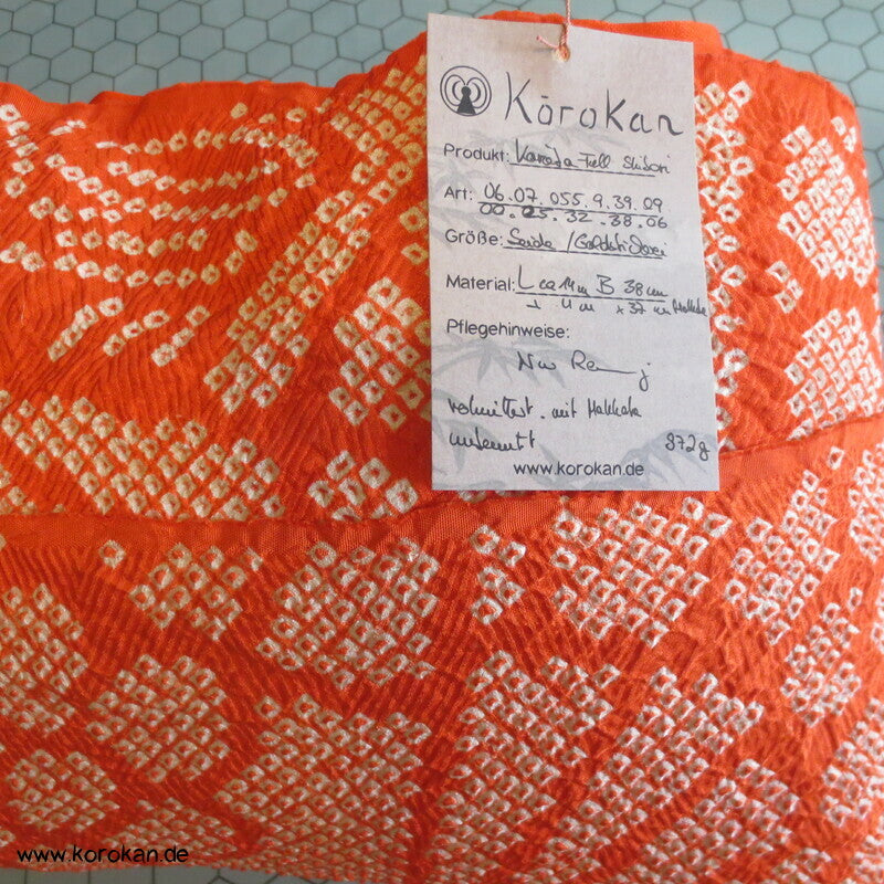 Full Shibori Seiden Karieba für Furisode, Goldstickerei