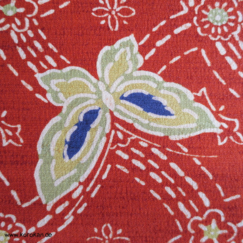 Schmetterlinge Druck Wolle / Seide Kimonostoff