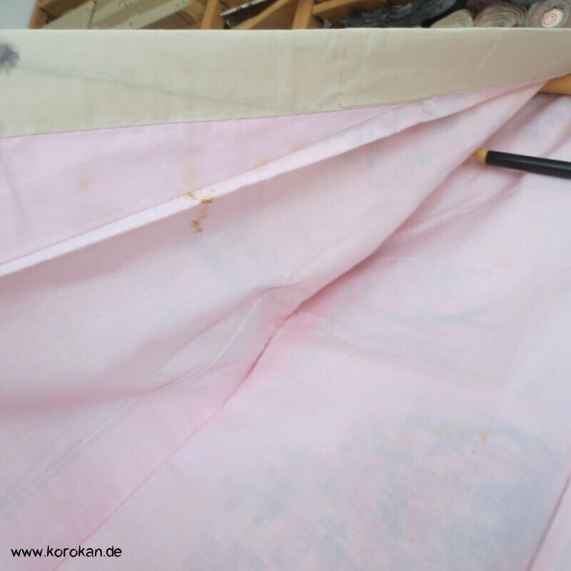 Seiden Meisen Komon Kimono Blumensträuße