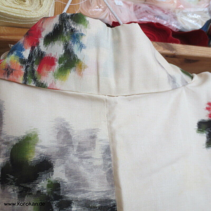Seiden Meisen Komon Kimono Blumensträuße