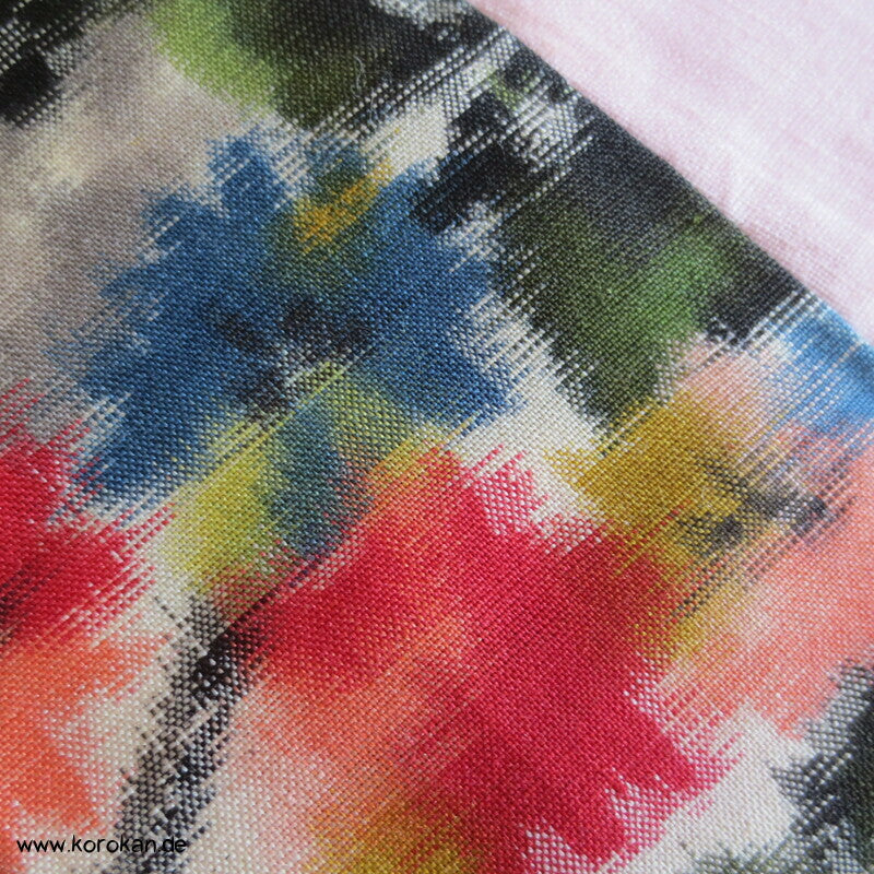 Seiden Meisen Komon Kimono Blumensträuße
