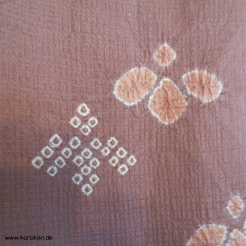 Karieba Haori Kimono mit Shibori und großem Farbschwung, Seide