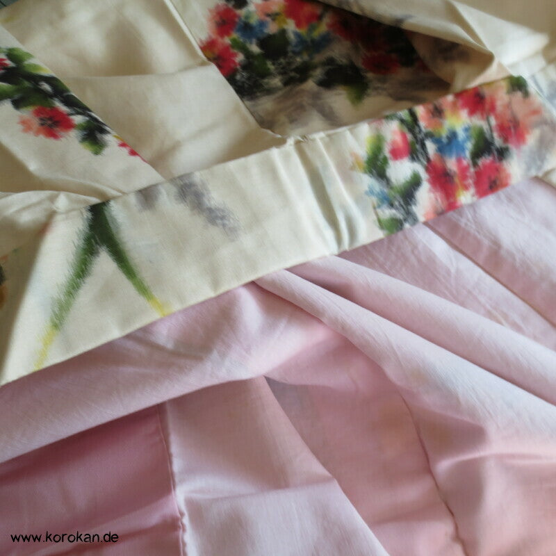 Seiden Meisen Komon Kimono Blumensträuße