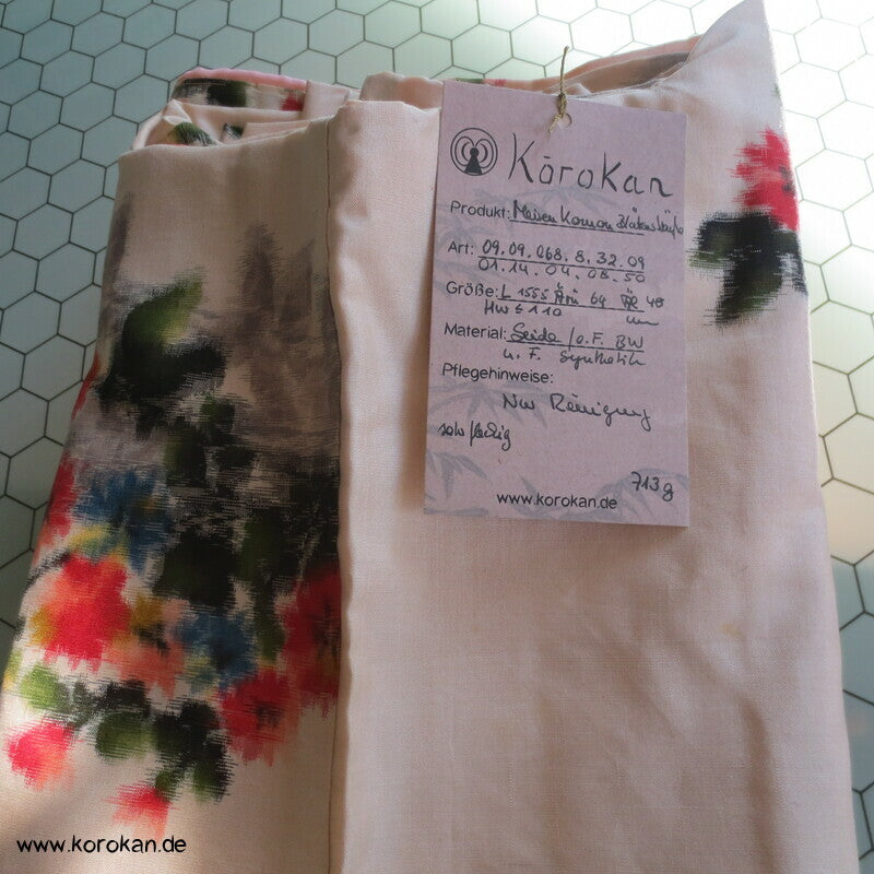Seiden Meisen Komon Kimono Blumensträuße