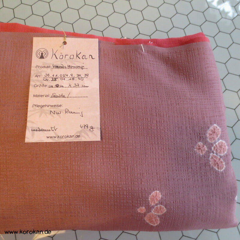 Karieba Haori Kimono mit Shibori und großem Farbschwung, Seide