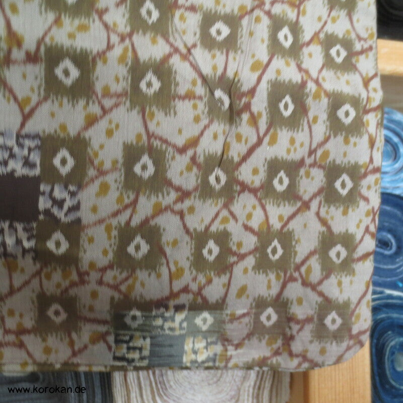 Seiden Meisen Komon Kimono feinste Karos