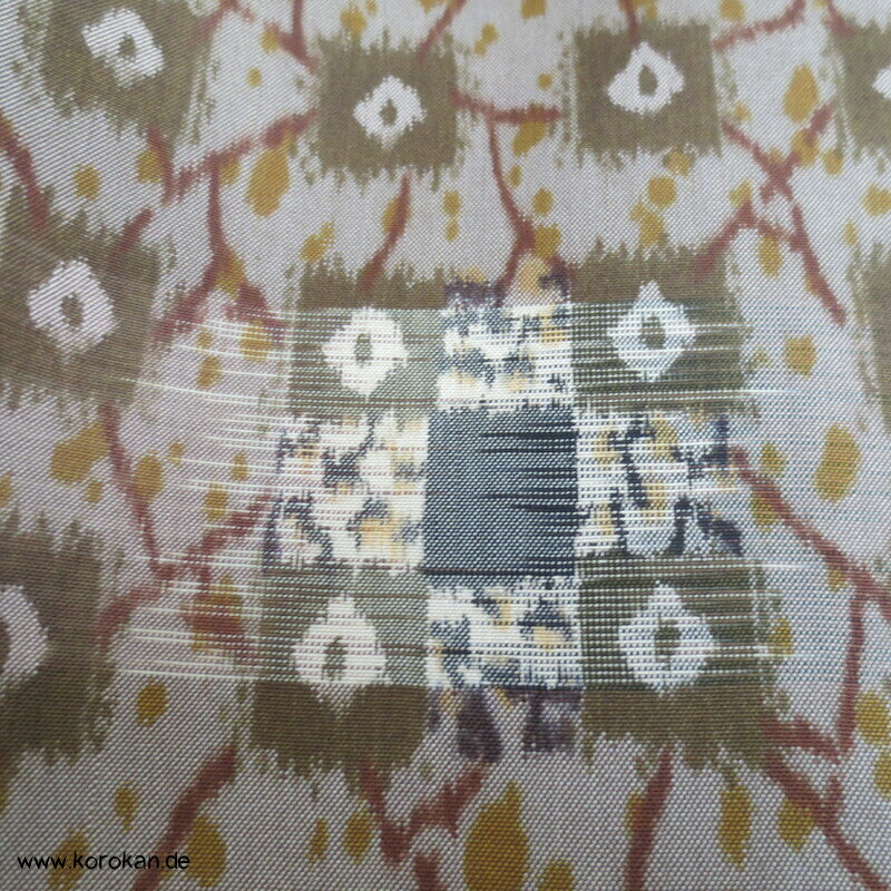 Seiden Meisen Komon Kimono feinste Karos