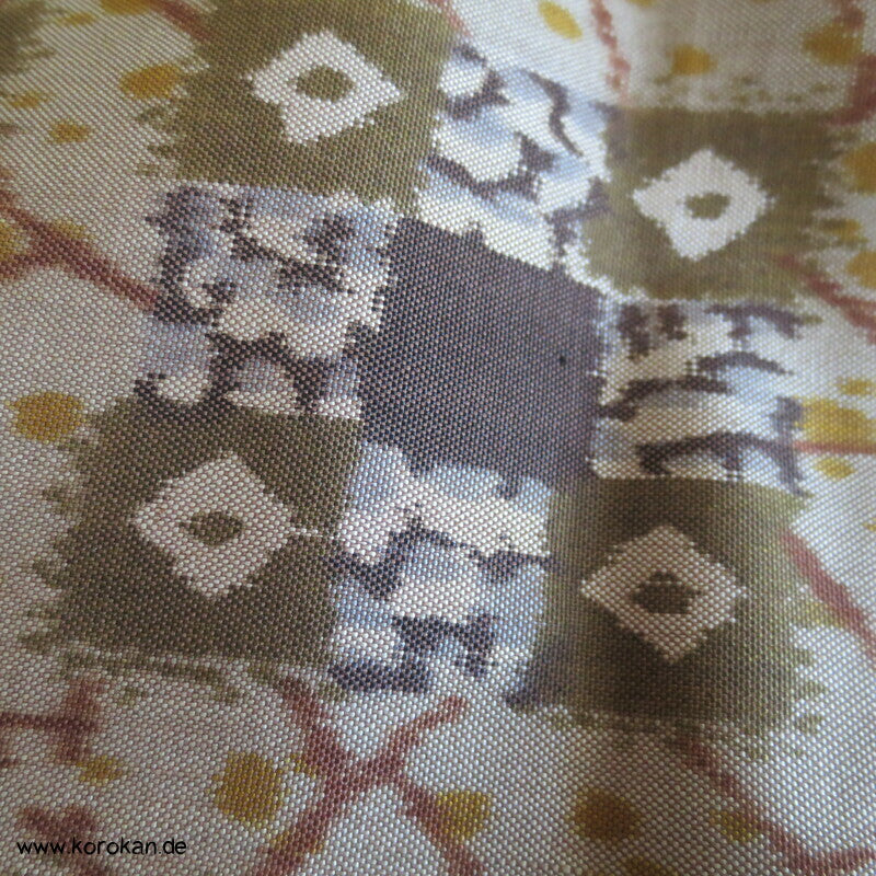 Seiden Meisen Komon Kimono feinste Karos