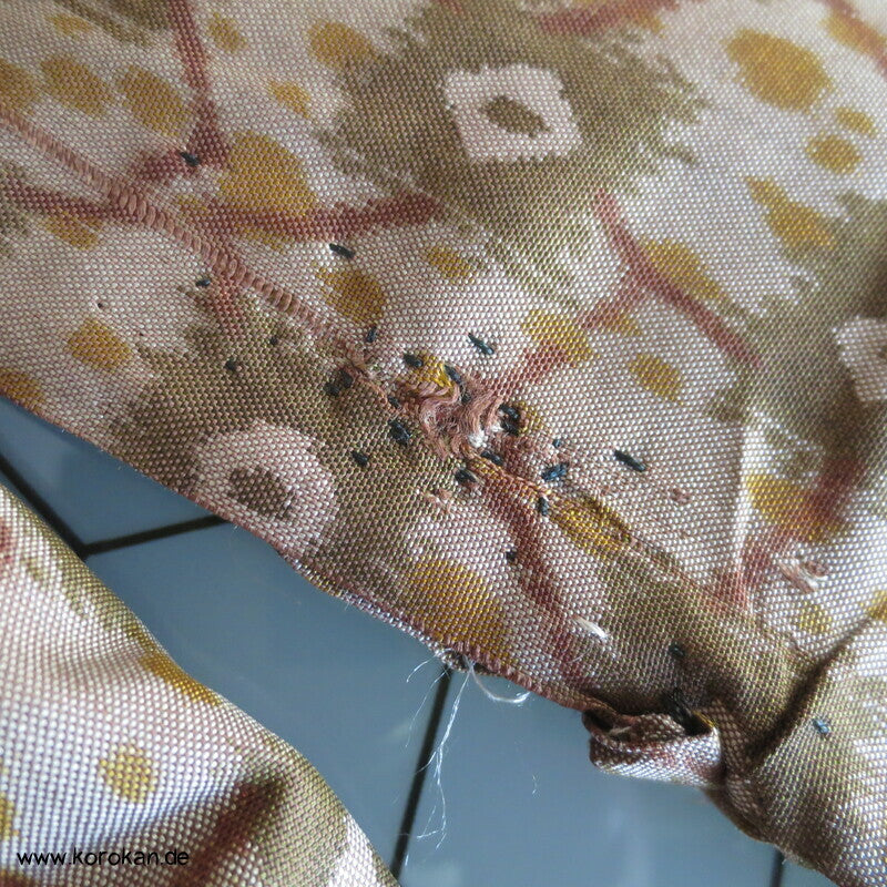 Seiden Meisen Komon Kimono feinste Karos