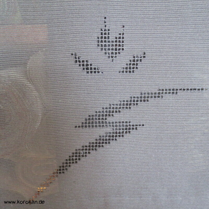 schwarz Rho Seide, Durchbruchmuster Haori