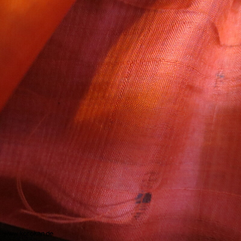 Japan Chrysanthemen antiker Komon Kimono Seersucker Seidencrepe