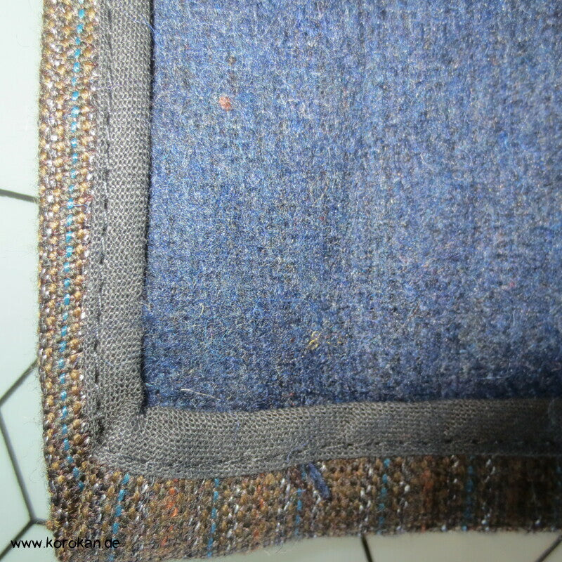 Streifen Wolle Seide Doppelgewebe Hitoe Kimono