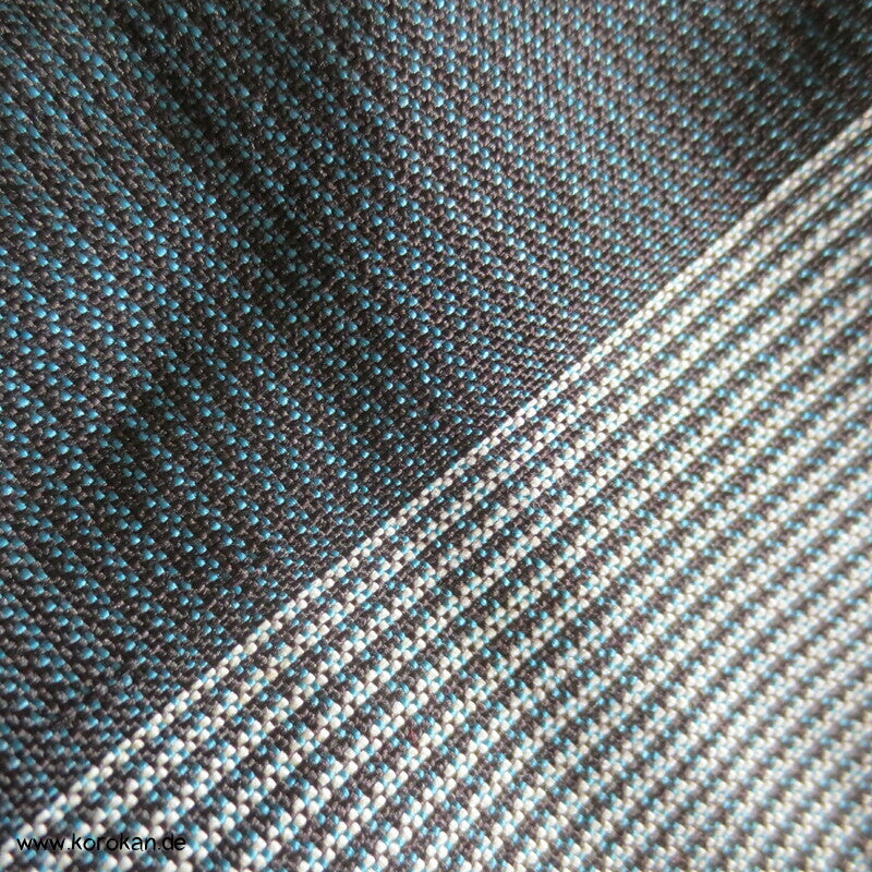 Ichimatsu Karo Kasuri Tsumugi Seiden Kimono, Japan