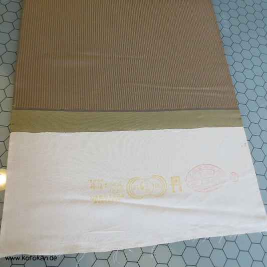 gestreifter Kimono Chirimen Crepe Seide