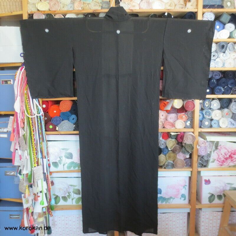 Igeta Mon Hitoe Rho Seiden Mofuku Kimono