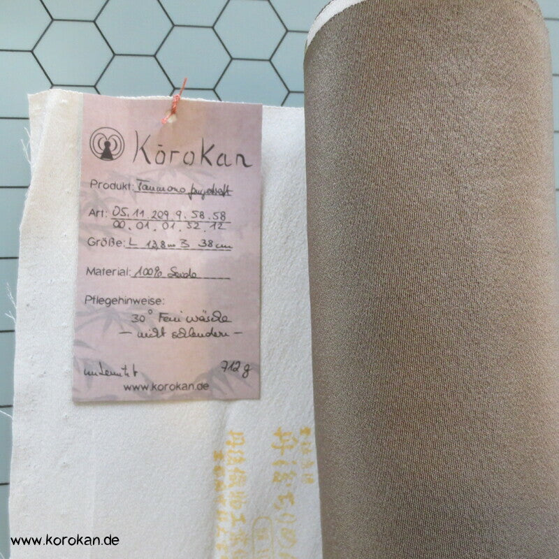 gestreifter Kimono Chirimen Crepe Seide