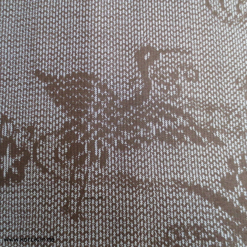 Kranich Kasuri Tsumugi Seiden Kimono