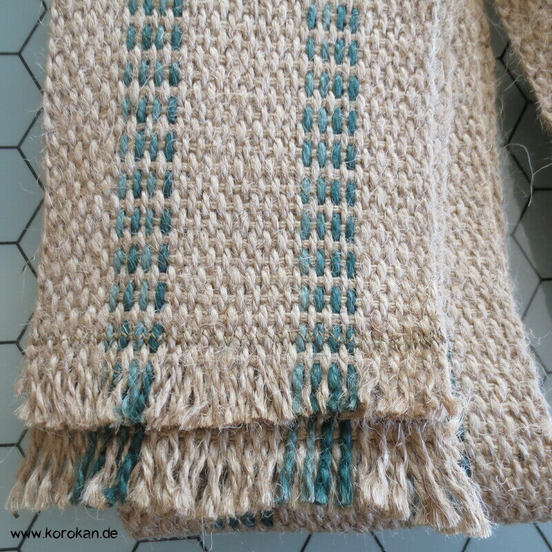 Kaku Männer Obi Gürtel grobe Jute, schmal