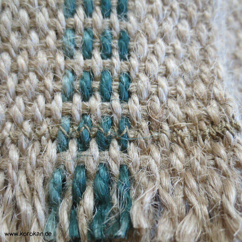 Kaku Männer Obi Gürtel grobe Jute, schmal