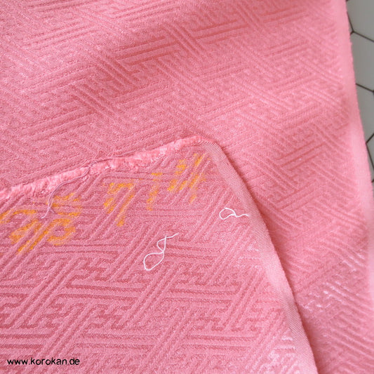 Shibori Fluss, Sayagata Jacquard mit Teilstickerei Tanmono