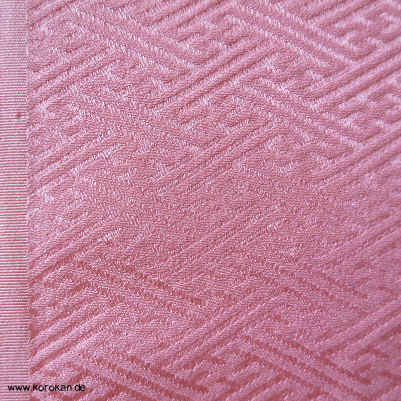 Shibori Fluss, Sayagata Jacquard mit Teilstickerei Tanmono