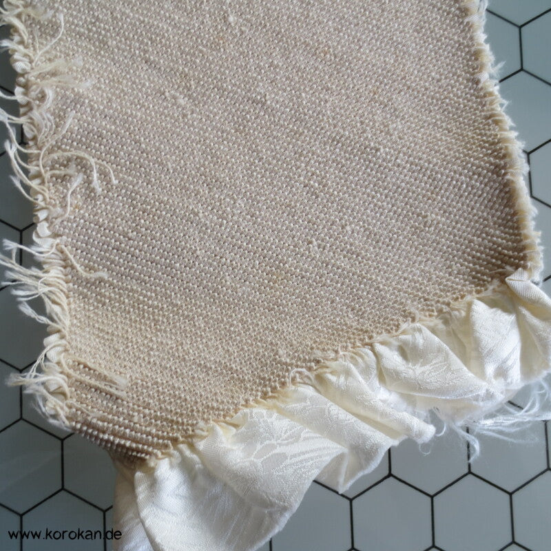 Shibori Seide Tanmono für Kimono - vor dem Färben
