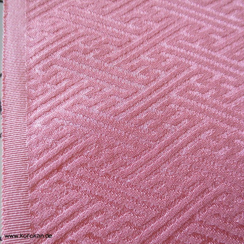 Shibori Fluss, Sayagata Jacquard mit Teilstickerei Tanmono