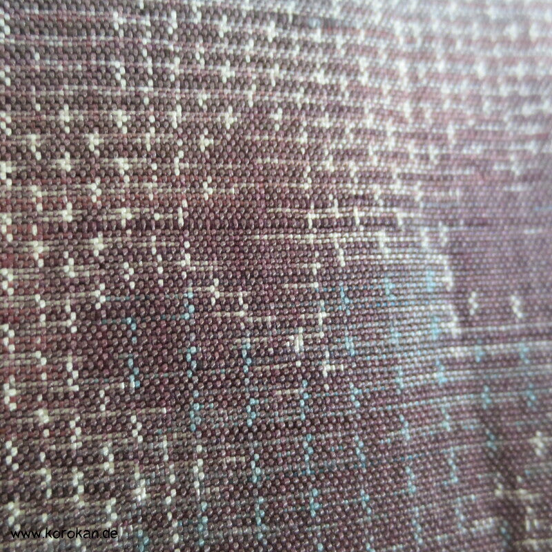angedeutete Kasuri Blüten Hitoe Tsumugi Seiden Kimono