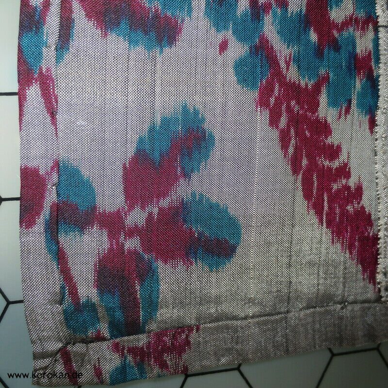 Nandina und Nadeshiko Meisen Seiden Hitoe Kimono