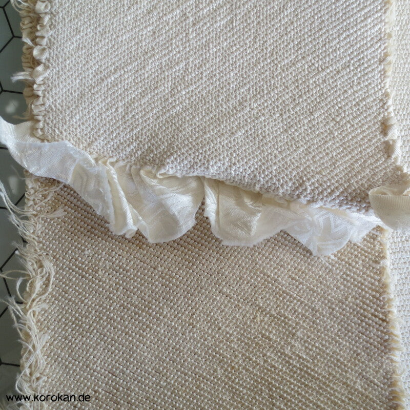 Shibori Seide Tanmono für Kimono - vor dem Färben