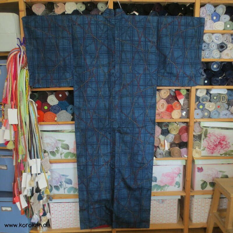 Gitternetz Tsumugi Kimono
