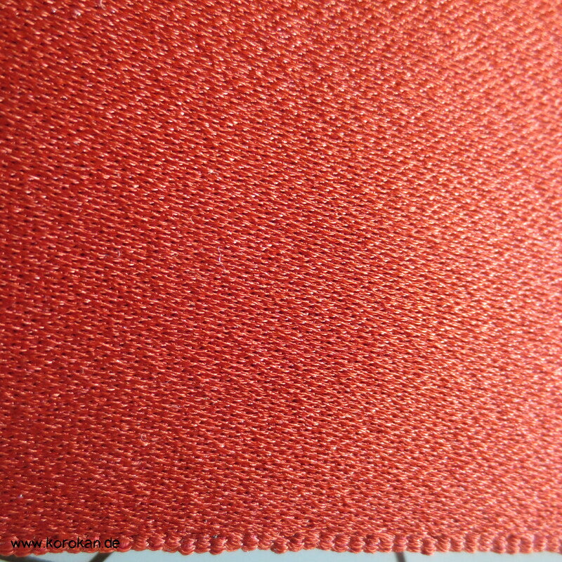 Bambus und Ballonblumen Obi dicker Jacquard Satin