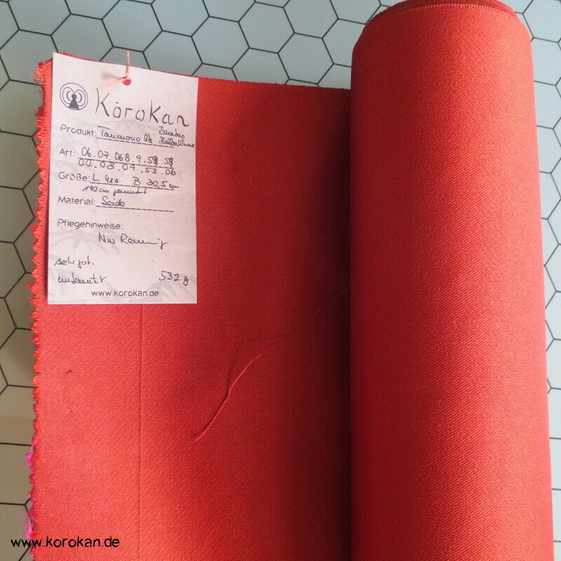 Bambus und Ballonblumen Obi dicker Jacquard Satin