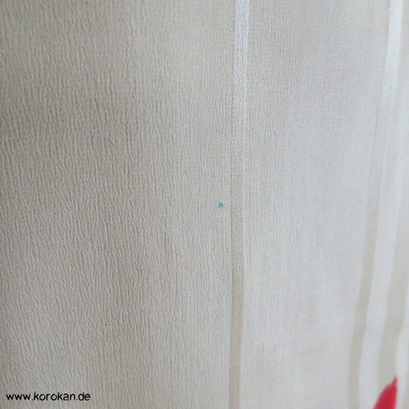 Langarm Blusenshirt hellgelbe Kimono Seide